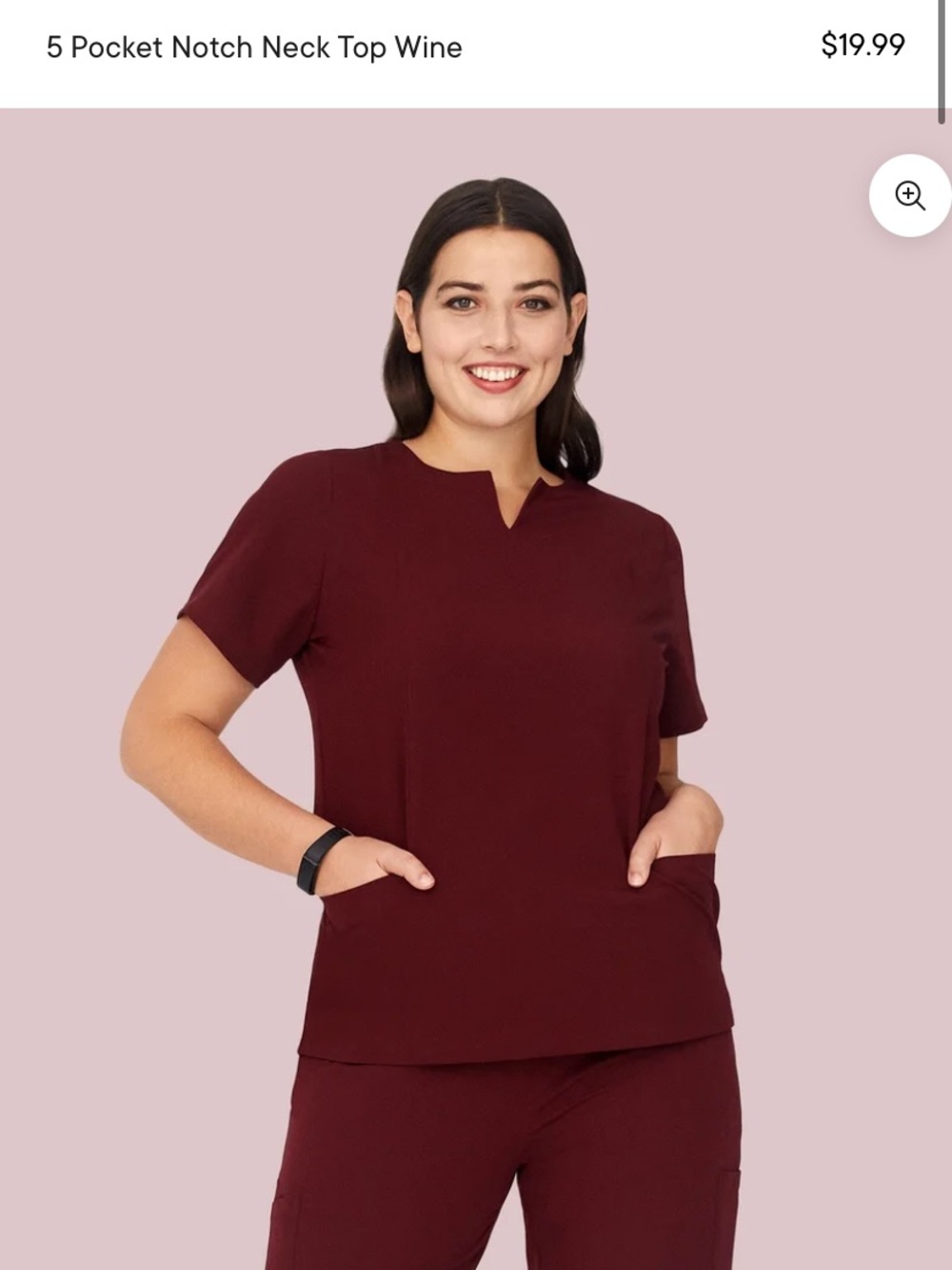 Mandala scrub top